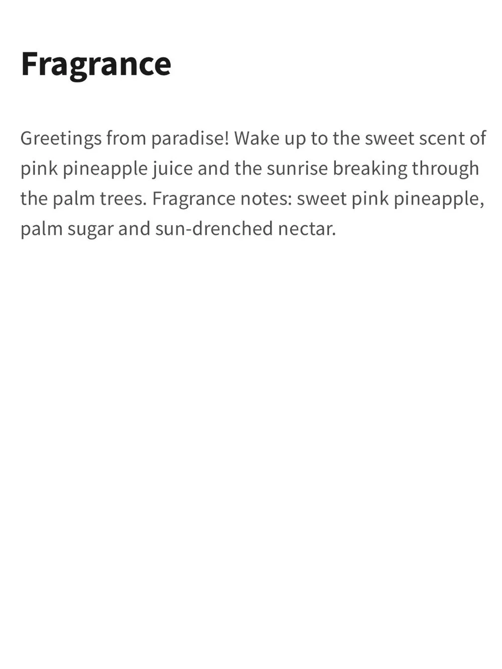 Bath & Body Works Costa Rica Pink Pineapple Sunrise Fine Fragrance Mist 8oz NEW